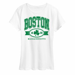 Boston Mass Clover Shirt, Gift for her