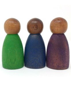 3 Dark Wood Nins - Cold Colors
