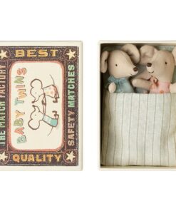 Baby Mouse Twins in a Matchbox