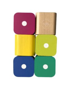 Baby's First Magnetic Blocks - 6-Piece Set