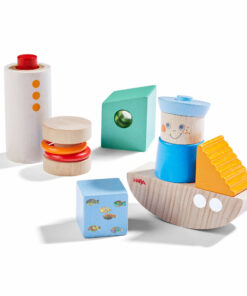 Discovery Boat Wooden Building Blocks