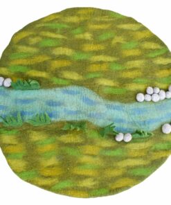 Felted Spring Play Mat Playscape
