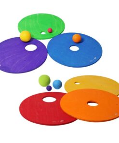 Grimm's x Stapelstein Rolling Discs - Rainbow