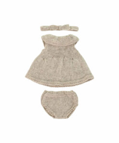 Knit Doll Outfit - 12" Dress & Headband