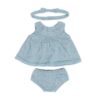 Knit Doll Outfit - 14" Dress & Headband