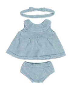 Knit Doll Outfit - 14" Dress & Headband