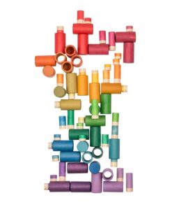 Lola 72-Piece Wooden Building Set
