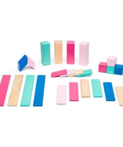 Magnetic Wooden Blocks - 24 Piece Set Blossom