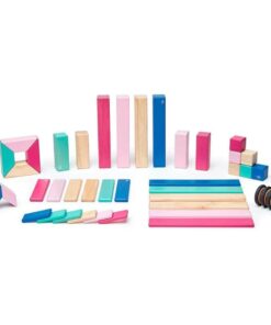Magnetic Wooden Blocks - 42 Piece Set Blossom