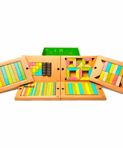 Magnetic Wooden Blocks Classroom Kit - 130 Piece Kit