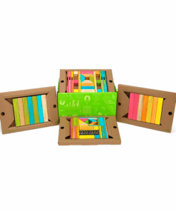 Magnetic Wooden Blocks Classroom Kit - 90 Piece Kit