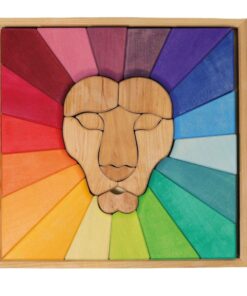Rainbow Lion Wooden Puzzle