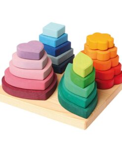Shapes and Colors - Wooden Stacking and Sorting Toy