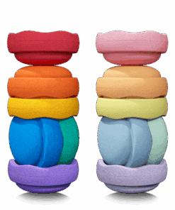 StapelsteinÂ® Rainbow Kids Stepping Stones - 12 pieces