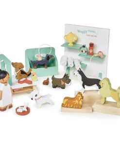 Waggy Tails Wooden Dog Salon