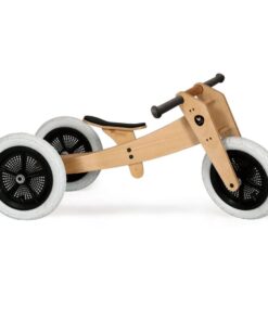 Wooden 3-in-1 Balance Bike / Trike
