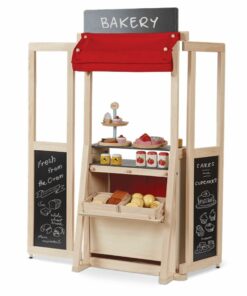 Wooden Puppet Theater & Play Market Stand
