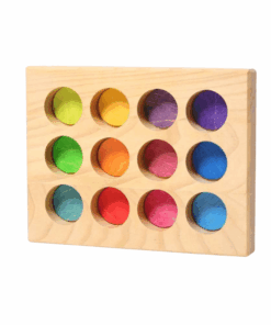 Wooden Rainbow Sorting Board