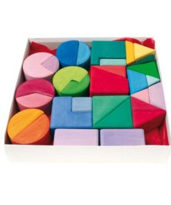 Wooden Shape Blocks - Square, Triangle and Circle