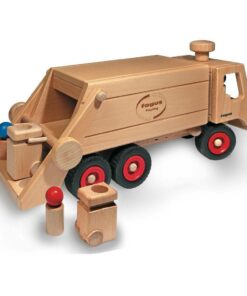 Wooden Toy Garbage Truck