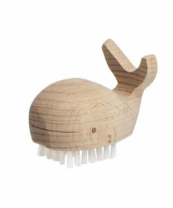 Wooden Whale Nail Brush