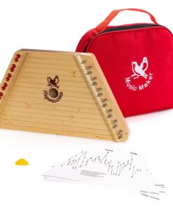 Wooden Zither with Case