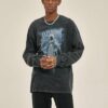 250G Berserk Print Men Long-Sleeved Sweatshirt