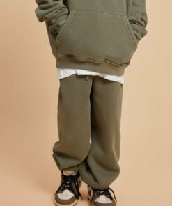 355G Solid Color Loose Casual Sweatpants