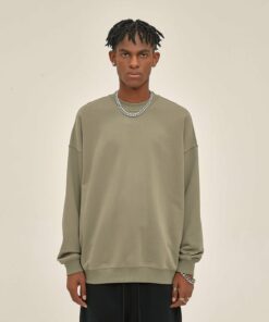 400G Heavyweight Men Long Sleeved Sweatshirt