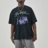 Cotton Print Loose Men T-Shirt