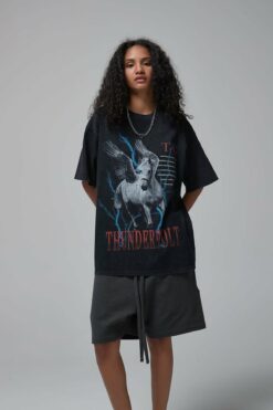 Pegasus Print Women T-Shirt