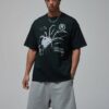 Spider Print Loose Men's T-Shirt