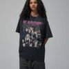 Vintage Blackpink Print Women T-Shirt