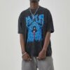 Vintage Naruto Print Men T-Shirt