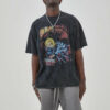 Vintage Steel Print Men T-Shirt
